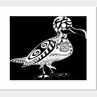 magical seagull gaviota ecopop tribal totonac wallpaper Posters and Art